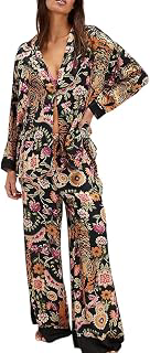Womens Satin Pajamas Set Western Silk Pjs Long Sleeve Loungewear: Print Design and Production Notes