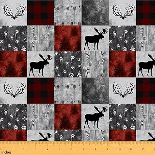 Erosebridal Buffalo Plaid Check Deer Upholstery Fabric, 1 Yard: Fabric Sourcing and Quality Notes