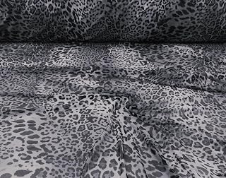 Power Net Stretch Mesh Nylon Spandex Sheer Printed Cheetah Gray Black Z501: Fabric Sourcing and Quality Notes