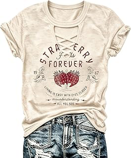 Retro Western Cowboy Shirt for Women's V-Neck Graphic Shirt Country Concert T-Shirt Summer Short-Sleeved Tees Tops: Print Design and Production Notes