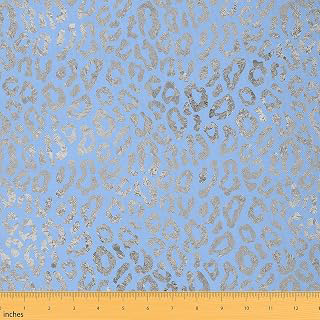 jejeloiu Leopard Print Fabric by The Yard Cheetah Print Fabric Blue Soft Polyester Indoor Decor for DIY Sewing Craft Projects Modern Art 1 Yard: Fabric Sourcing and Quality Notes