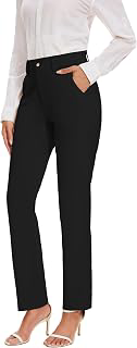 Women's Stretchy Business Casual Straight Leg Slacks for Office: OEM Production and Sizing Notes