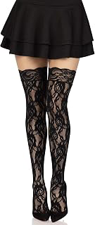 Women's Hosiery Lace Thigh Highs: Jacquard Weave and Production Notes