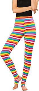 Women's Leggings Striped Tights High Waist Elastic Waist Pants: Print Design and Production Notes