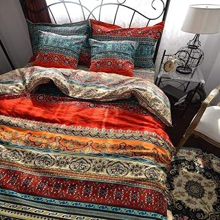 Bedding Set Bohemian Duvet Cover Twin/Full/Queen/King (Boho, Twin): Print Design and Production Notes