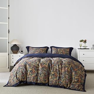 SUSYBAO Classical Bohemian Duvet Cover Queen 100% Egyptian Cotton 3 Pcs Set: Jacquard Weave and Production Notes