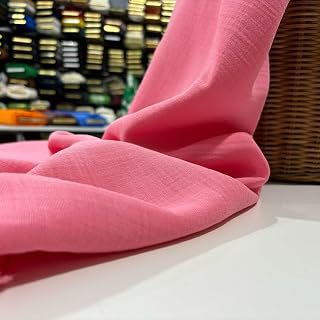 Pink Double Layer Cotton Muslin Fabric, Clothing Fabric, Summer Fabric, Dress Fabric(140cm/1.53 Yards/55 inches): Fabric Sourcing and Quality Notes