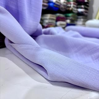 Lilac Double Layer Cotton Muslin Fabric,Clothing Fabric, Summer Fabric, Dress Fabric(140cm/1.53 Yards/55 inches): Fabric Sourcing and Quality Notes
