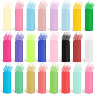 24 Colors Tulle Rolls, 6