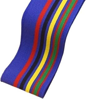 Elastic Ribbed Cuffs Rib Combed Rainbow Cuff Fabric by Half Yards Striped Stretch for Sewing Base Shirt Knitting Neckline 5x85CM/PCS(Color-43): Fabric Sourcing and Quality Notes