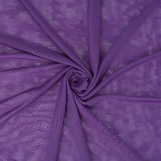 1 Yard 4-Way Stretch Mesh Fabric Spandex Power Mesh, 63 Inch Purple Power Mesh Fabrics, Breathable and Stretchy Meshes for Sewing Activewear: Fabric Sourcing and Quality Notes