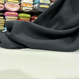 Black Double Layered Cotton Muslin Fabric, Clothing Fabric, Summer Fabric, Dress Fabric(140cm/1.53 Yards/55 inches): Fabric Sourcing and Quality Notes