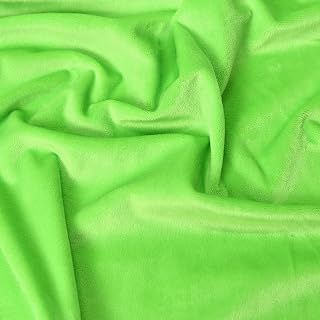 Lime Green Minky Fabric, Super Soft Short Pile Plush, 1 Yard: Fabric Sourcing and Quality Notes