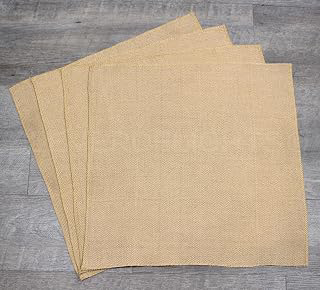 CleverDelights 20 Inch Herringbone-Weave Burlap Squares - 4 Pack: Fabric Sourcing and Quality Notes