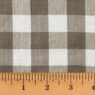 Magnolia Gray Buffalo Homespun Cotton Plaid Fabric by JCS - Sold by The Yard: Fabric Sourcing and Quality Notes