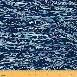 jejeloiu Sea Wave Fabric by The Yard Soft 1 Yards: Fabric Sourcing and Quality Notes