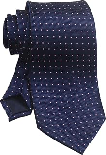 Men's Stripe Ties Classic Checkered Casual Formal Business Neckties 3.15