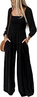 Women's Jumpsuits One Piece Long Sleeve Wide Leg Long Pant Rompers: OEM Production and Sizing Notes