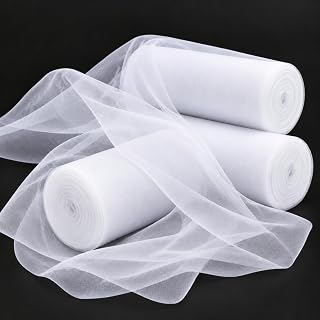3 Rolls 16.4 Yard White Tulle Fabric, 63 in Sheer Mesh Rolls: Fabric Sourcing and Quality Notes