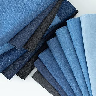 7OZ 100% Cotton Denim Fabric, 59 Inches Wide for DIY Sewing and Crafting|Stylish Denim Fabric|Denim Material|Indigo Blue Jean Fabric(Size:3: Fabric Sourcing and Quality Notes