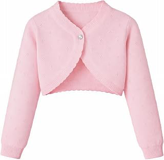 Toddler Cardigan Girl Sweater Knit Kids Boleo Shrug: Jacquard Weave and Production Notes