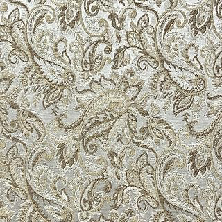 Paisley Jacquard Upholstery Fabric 54 in by Yard (Cream): Jacquard Weave and Production Notes
