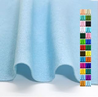 Baby Blue Felt Fabric 72