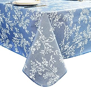 Pioggia Vinyl Tablecloth with Flannel Backing - Waterproof, Oil-Proof, Easy to Clean -Plastic Table Cloth - Perfect for Dining Tables, Kitchen: Fabric Sourcing and Quality Notes