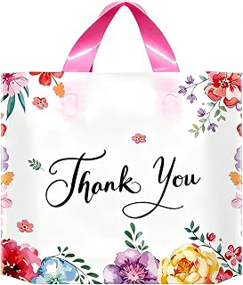 Thank You Bags Bulk 50 Pack with Handles for Small Business: Print Design and Production Notes