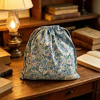 Floral Drawstring Storage Bag,Lightweight Cosmetic Pouch,Cute Floral Toiletry Bag,Multifunctional Organizer Bag for: Floral Print Sourcing Guide