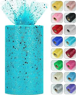 Glitter Tulle Rolls, 6