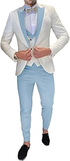 3 Piece Men's Suits Jacquard Set One Button Blazer Jacket Vest Pants Men Suits Slim Fit Wedding Tuxedo: Jacquard Weave and Production Notes