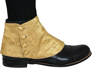 Men's Premium Satin Jacquard Button Spats: Jacquard Weave and Production Notes