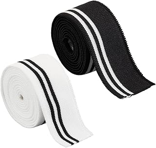 BENECREAT 4 PCS 2 Colours Ribbed Cuffs Stretch Stripes, 43.3x1 inch Elastane Ribbed Fabric, Sewing Knit Ribbed Cuffs for DIY Sewing Belt Cuffs: Fabric Sourcing and Quality Notes