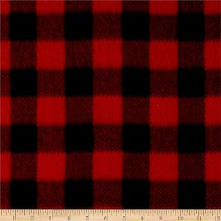 Baum Winterfleece Buffalo Plaid Red, Fabric by the Yard: Fabric Sourcing and Quality Notes