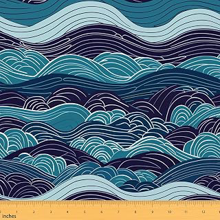 Erosebridal Great Wave Fabric by The Yard Japanese Style Soft Not Stretchy: Fabric Sourcing and Quality Notes