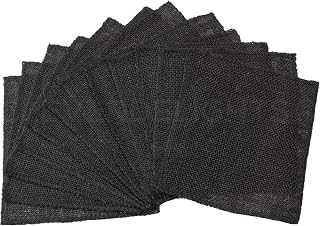 CleverDelights 6 Inch Black Burlap Squares - 12 Pack: Fabric Sourcing and Quality Notes