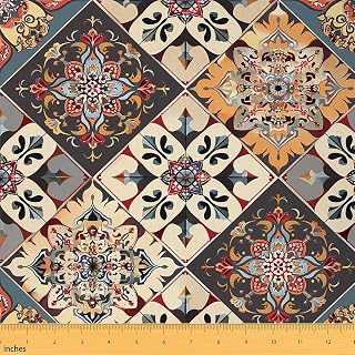 Feelyou Bohemian Fabric By The Yard 3 Yards: Jacquard Weave and Production Notes