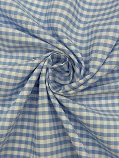 EOVEA - Poly Cotton Gingham Checkered Fabric, 60
