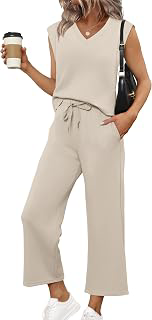Two Piece Sets for Women Summer Vacation Travel Outfits Business Casual Outfits Matching Sets Women Clothing: OEM Production and Sizing Notes