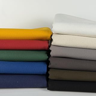 18 oz Cotton Duck Canvas Fabric by the Yard, Black, 58