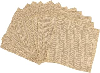 CleverDelights 6 Inch Herringbone-Weave Burlap Squares - 12 Pack: Fabric Sourcing and Quality Notes