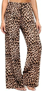 Wide Leg Pants for Women, Flowy Palazzo Yoga Pants Lounge Comfy Casual Drawstring Maternity Trousers 22
