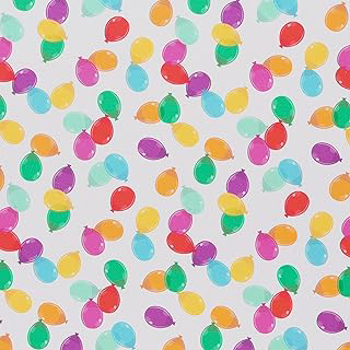 Mook Fabrics Party Time Cotton, Balloons White Cut by The Yard: Fabric Sourcing and Quality Notes