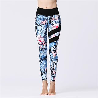 Women Yoga Pants High Waist Printed Workout Tights Slim Fit Activewear Leggings with Tummy Control and Stretch Design: Print Design and Production Notes