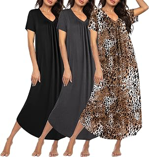 Long Nightgowns for Women 3 Pack House Dress Plus Size Moo Moos: OEM Production and Sizing Notes