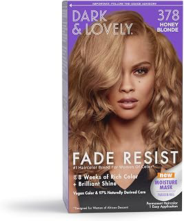 SoftSheen Carson Dark & Lovely Fade Resist Hair Dye, 378 Honey Blonde: Ombre Dyeing and Production Notes