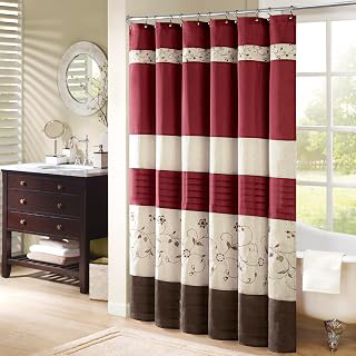 Madison Park Serene Shower Curtain for Bathroom, 72 x 72