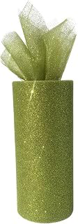 Glitter Tulle Fabric - 6 Inches Wide X 10 Yards (Olive Green): Fabric Sourcing and Quality Notes