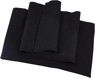 BENECREAT Black Ribbing Knit Fabric, 39.3x7.87 inch Collar NeckBands Trim Material for Waistband Neckband Cuffs Jacket Extension Sewing, 1.4mm: Fabric Sourcing and Quality Notes